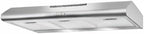 36 in. Delta Coll Ducted Under Cabinet Range Hood, Mesh Filters, Stainless