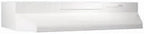 Broan-NuTone F403011 Insert with Light, Exhaust Fan for Under Cabinet Two-Speed Four-Way Convertible Range Hood, 30-Inch, White on White