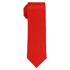 URAQT Men Solid Satin Necktie, 8cm Classic Formal Tie
