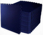ComFy Mat Gym Flooring Mat, Foam Exercise Mats, Interlocking Puzzle EVA Floor Tiles, Non slip Rubber Cushion For Home Workout, Bonus Adhesives,24"X24"(60x60cm)