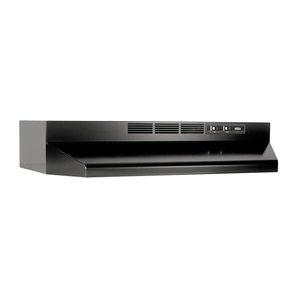 Broan-NuTone 413604 Non-Ducted Ductless Range Hood Insert with Light, Exhaust Fan for Under Cabinet, 36-Inch, Stainless Steel
