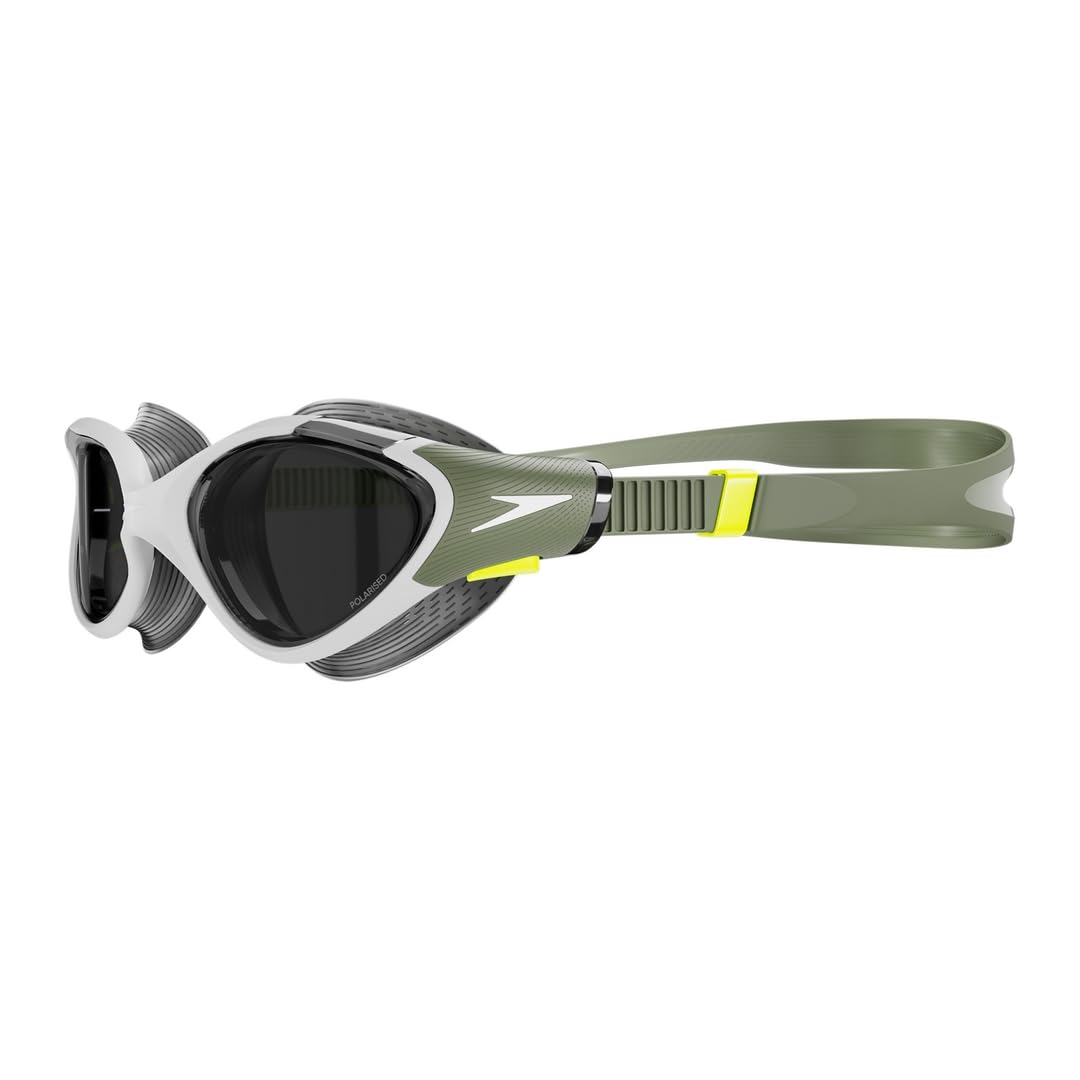 Speedo Damen Biofuse 2.0 Schwimmbrille | Weibliches Design | Patentierter Verstellmechanismus | Anti-Beschlag | Anti-Leck | Comfort Fit Schwimmbrille (1 Stück)