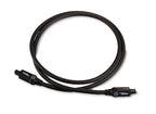 Amazon Basics Toslink Digital Optical Audio Fiber Optic Cable, Multi-Channel, for Sound Bar, Audio System, Home Theatre, Game Console, Blu-Ray Player, Gold-Plated Connectors, 6 Foot, Black