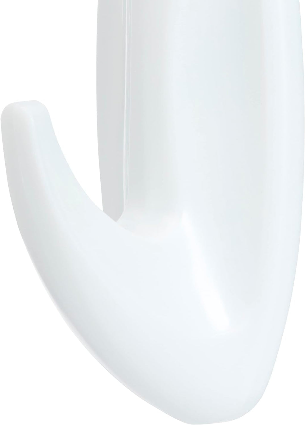 Command Medium Designer Hooks, 6 White Hooks and 9 Adhesive Strips