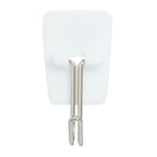 Command Medium Designer Hooks, 6 White Hooks and 9 Adhesive Strips