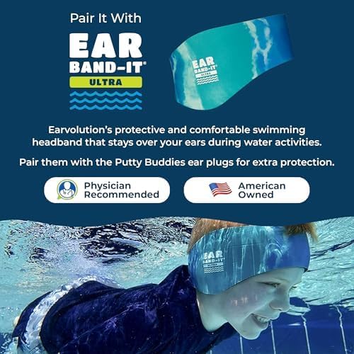 Putty Buddies Original Swimming Earplugs (3 Pair)