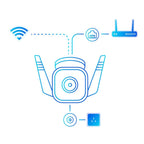 Tapo TC46 4K 8MP Pan/Tilt Outdoor Security Camera CCTV Camera