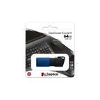 Kingston DataTraveler Exodia M USB 3.2 Gen 1 DTXM/128GB - with Moving Cap (Black + Red)