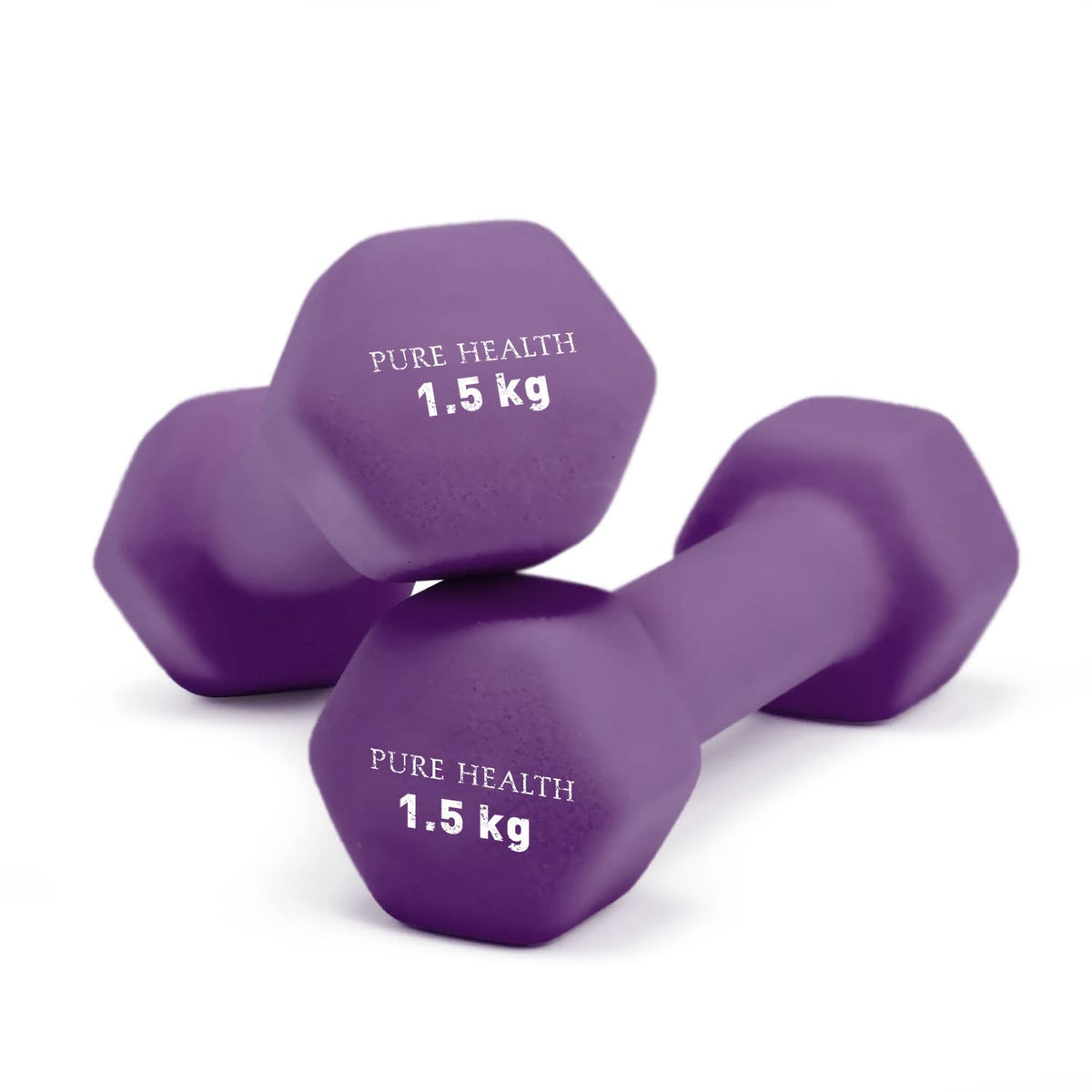 Neoprene Dumbbell Hand Weights Pair Home Exercise for Women Men Arm Pilates Dumbbells in 1kg 1.5kg 2kg 3kg 4kg 5kg 8kg 10kg Set