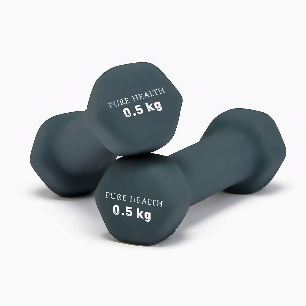 Neoprene Dumbbell Hand Weights Pair Home Exercise for Women Men Arm Pilates Dumbbells in 1kg 1.5kg 2kg 3kg 4kg 5kg 8kg 10kg Set