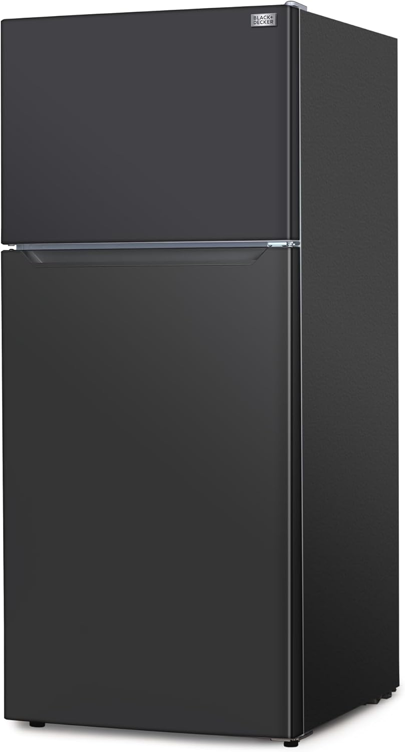 BLACK+DECKER 18.1 Cu. Ft. Top Mount Refrigerator with Ice Maker, BR1810HIMB