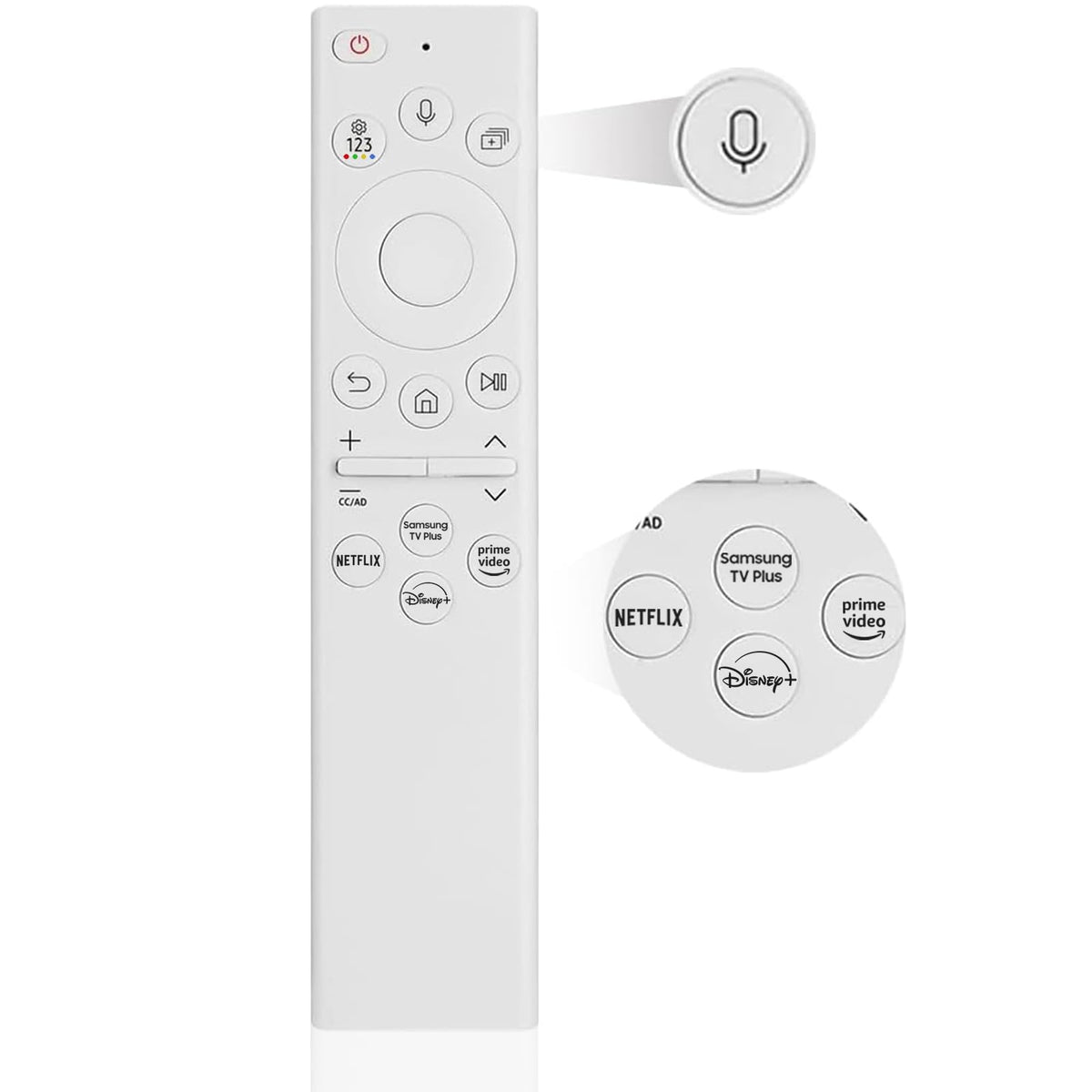 Replacement for Samsung TV Remote Control, 2-Year Warranty