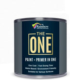 The ONE All-In-One Paint & Primer - Deep Red Satin, 2.5 L | Multi-Surface 1 Coat Formula | Easy Indoor & Outdoor Decorating for Home & Garden Walls, Floors & Furniture | Durable, Water-Based & Low VOC