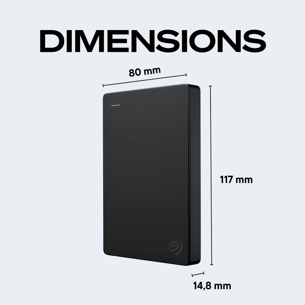 Seagate 5TB Portable Hard Drive | USB 3.0 (STGX5000400)
