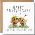 Maise & Rose Anniversary Card For a Special Couple You Were Ment To Be 175
