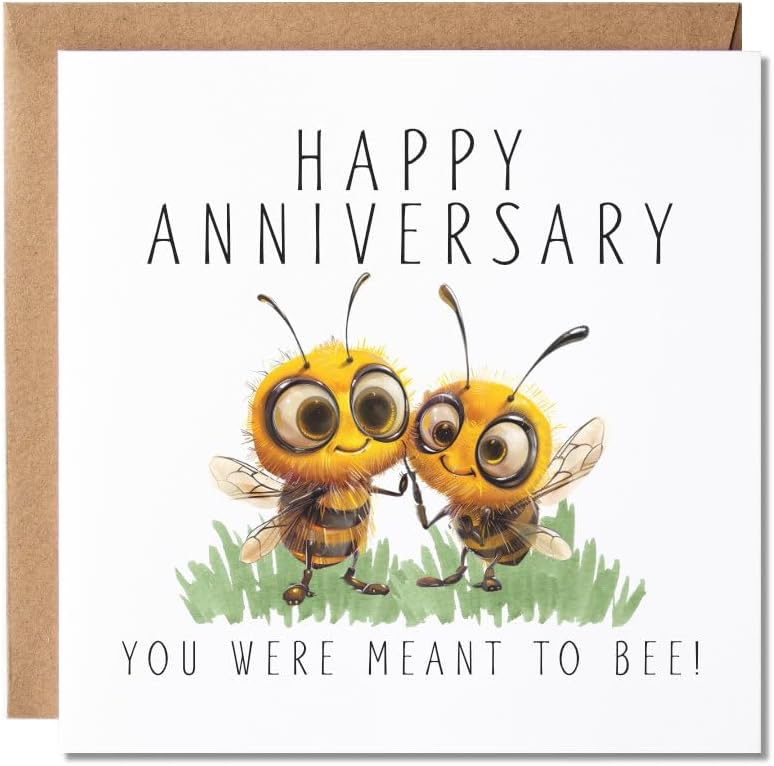 Maise & Rose Anniversary Card For a Special Couple You Were Ment To Be 175