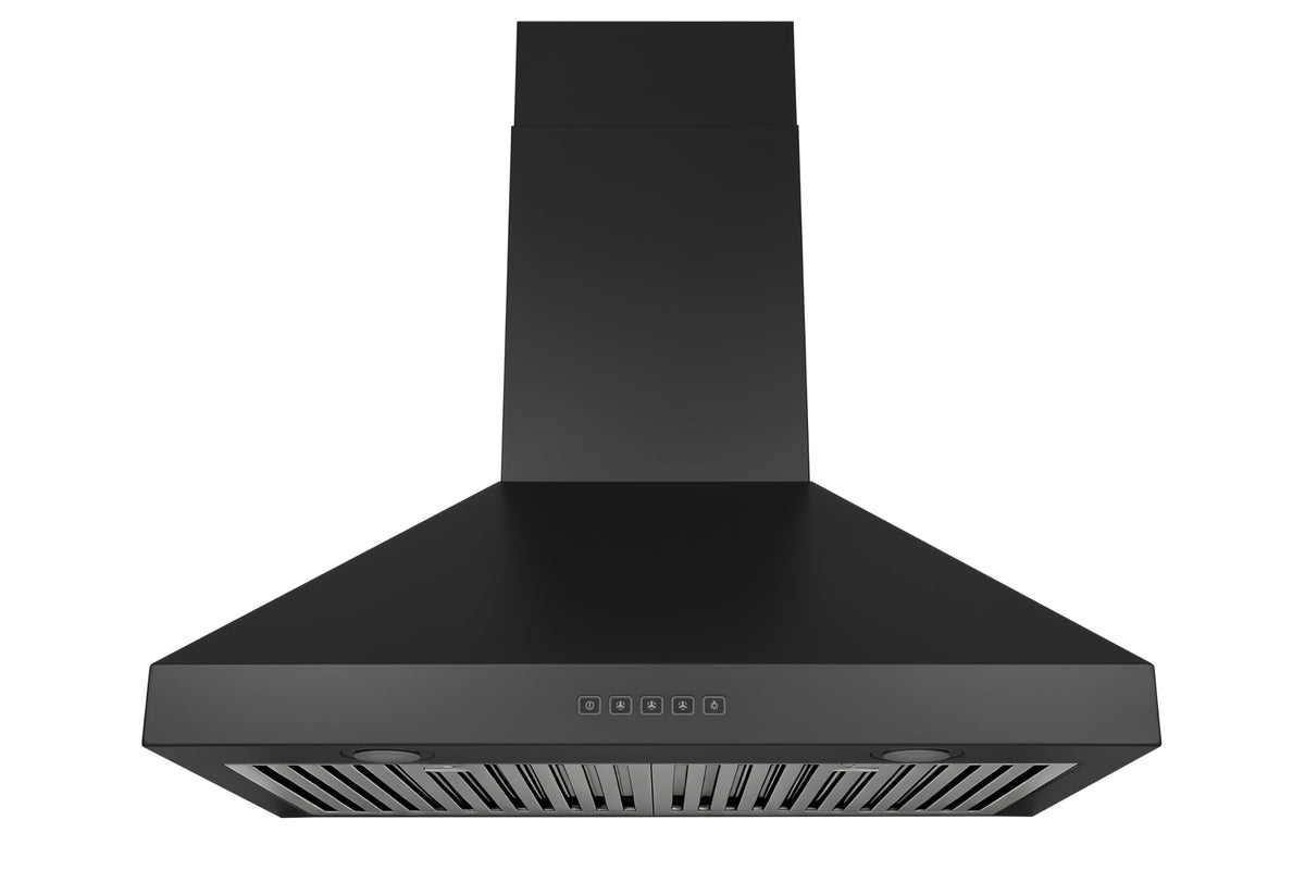 Hauslane Wall Mount Range Hood 30 Inch Convertible 350-750 CFM Low Noise