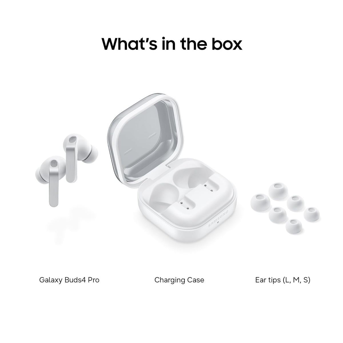 Samsung Galaxy Buds 4 Pro (2026) AI True Wireless Bluetooth Earbuds, Black
