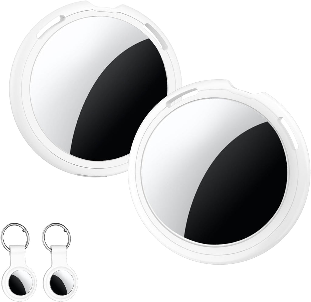 2 Pack Tracker Tags Finder Apple Find My MFi Certified Waterproof iOS Only