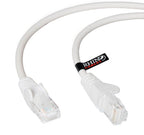 rhinocables CAT 5e High-Speed Ethernet Cable - Reliable LAN Network RJ45 Cable for Fast Internet & Data Transfer | Durable WiFi Broadband Cable for Gaming & Streaming, (10m, Grey, Pack of 3)