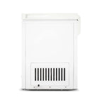 FRIGIDAIRE EFRF5003-BLACK Chest Deep Freezer-Garage-Ready, 5.0 Cu. Ft. Capacity, Black-Adjustable Thermostat-Removable Vinyl Coated Wire Basket-Easy Defrost Drain