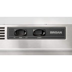 Broan-NuTone 413604 Non-Ducted Ductless Range Hood Insert with Light, Exhaust Fan for Under Cabinet, 36-Inch, Stainless Steel