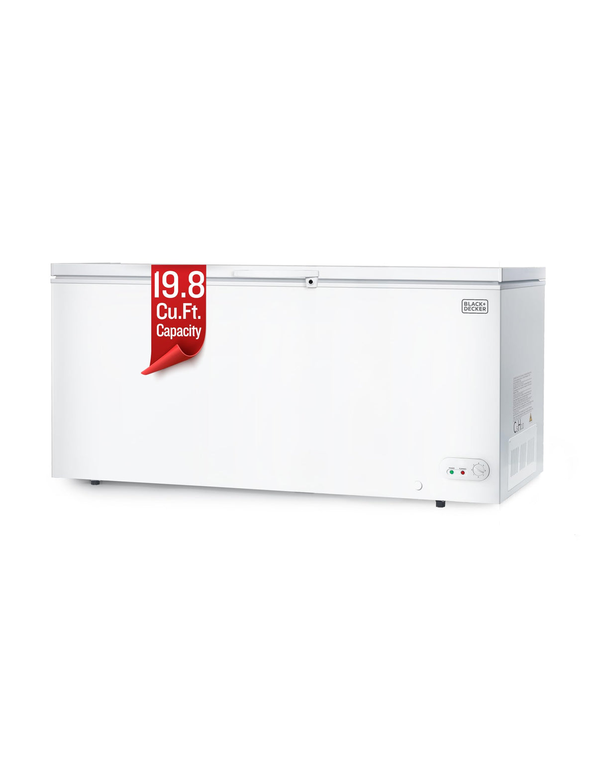 BLACK+DECKER 2.0 Cu. Ft. Compact Chest Freezer, BCFK206, White