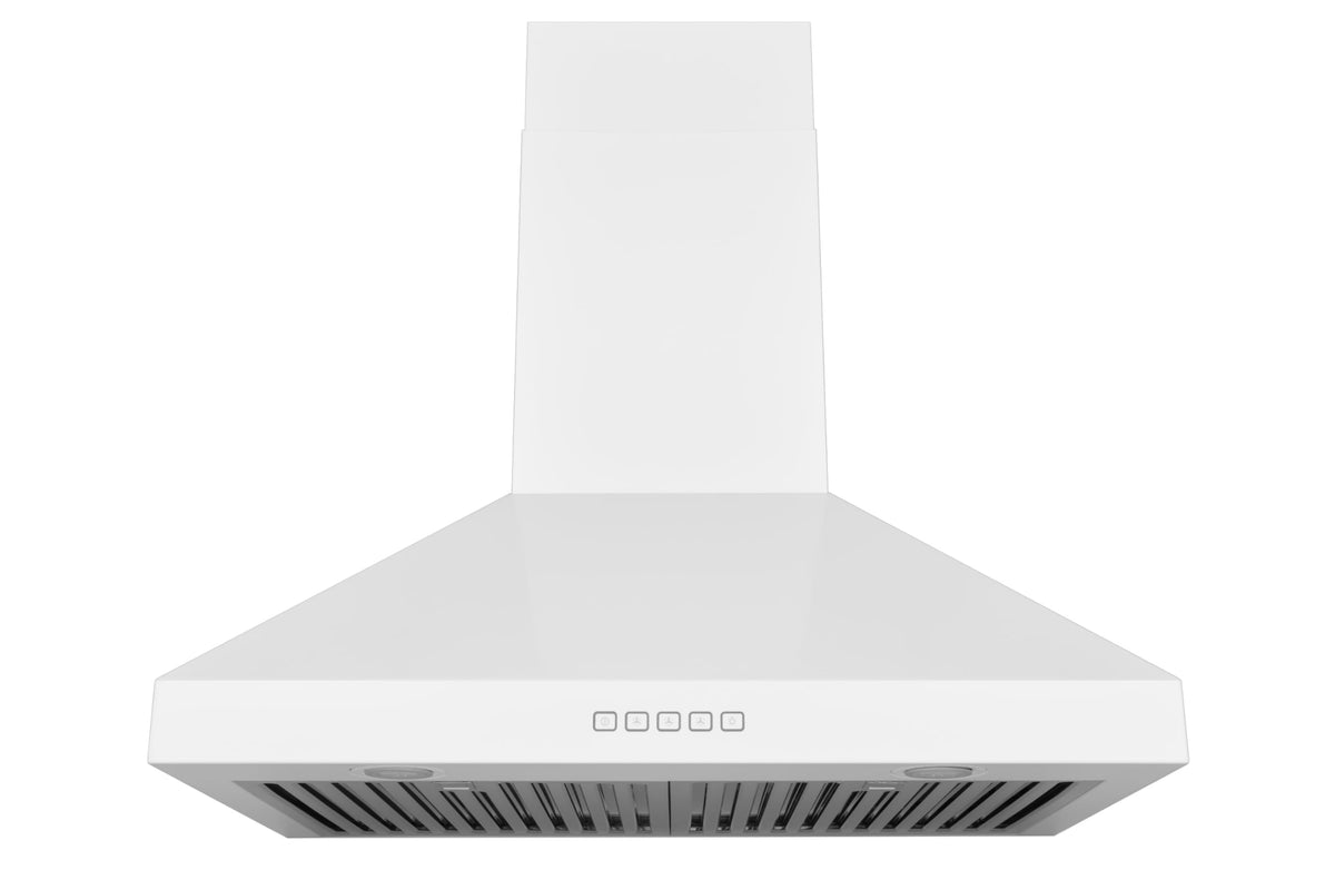 Hauslane Wall Mount Range Hood 30 Inch Convertible 350-750 CFM Low Noise