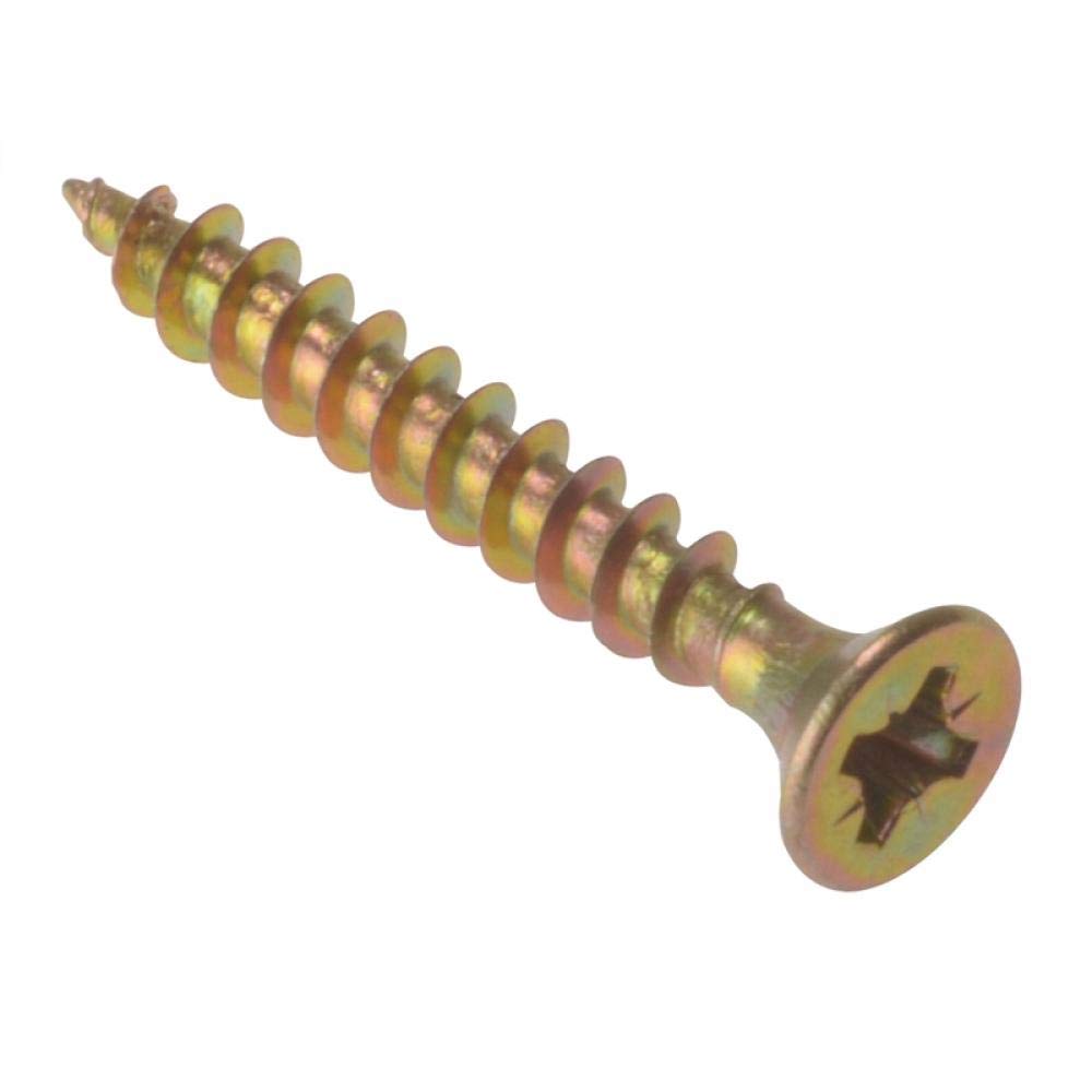 ForgeFix Multi-Purpose Single Thread Screws | 5.0 x 60mm | Zinc | Box 100