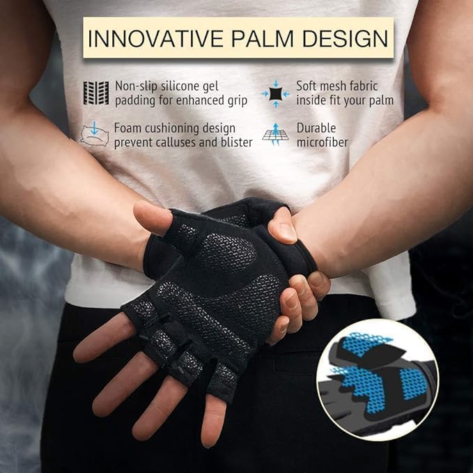ATERCEL Weight Lifting Gloves, Gym Gloves Men Women