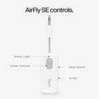 Twelve South AirFly SE, Bluetooth Wireless Audio Transmitter Adapter, White