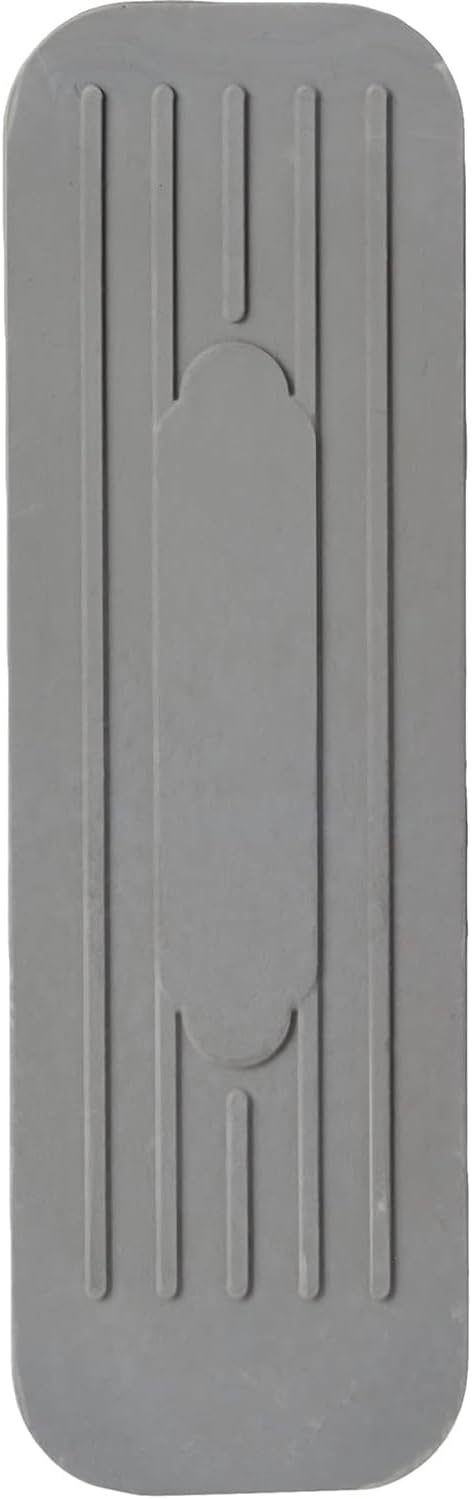 Merriway BH04892 Heavy Duty Non Slip Rubber Door Wedge, Grey, Pack of 2