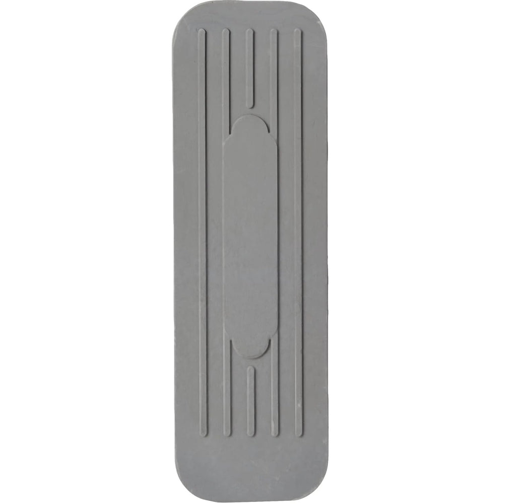 Merriway BH04892 Heavy Duty Non Slip Rubber Door Wedge, Grey, Pack of 2