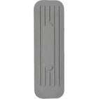 Merriway BH04892 Heavy Duty Non Slip Rubber Door Wedge, Grey, Pack of 2
