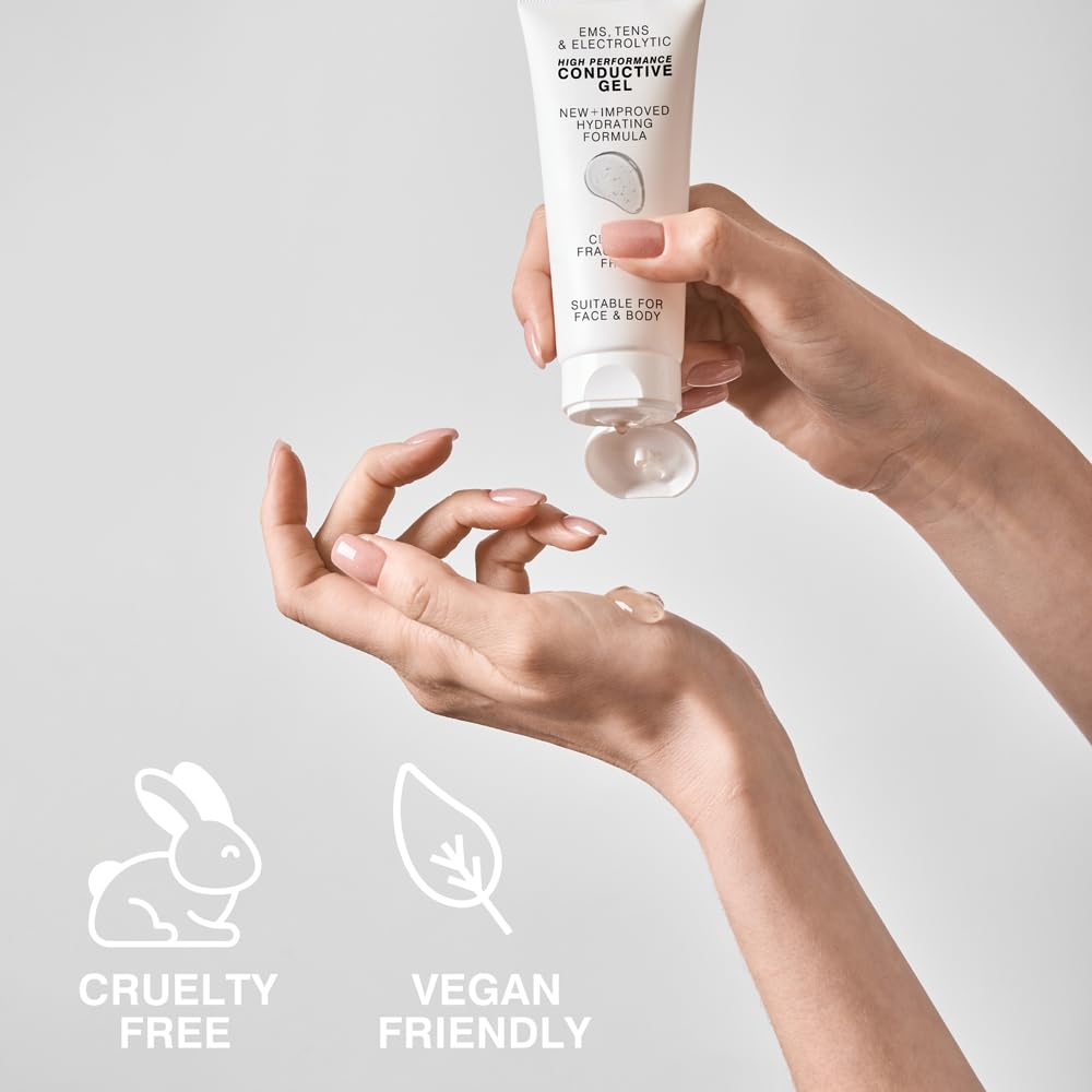 Rio Conductive Gel, Highly Conductive Gel for EMS Machine, TENS Machine, RF & Circulation Boosting Devices, Improves Conductivity & Increases Stimulation, Skin Friendly, Irritation Free, Scent Free