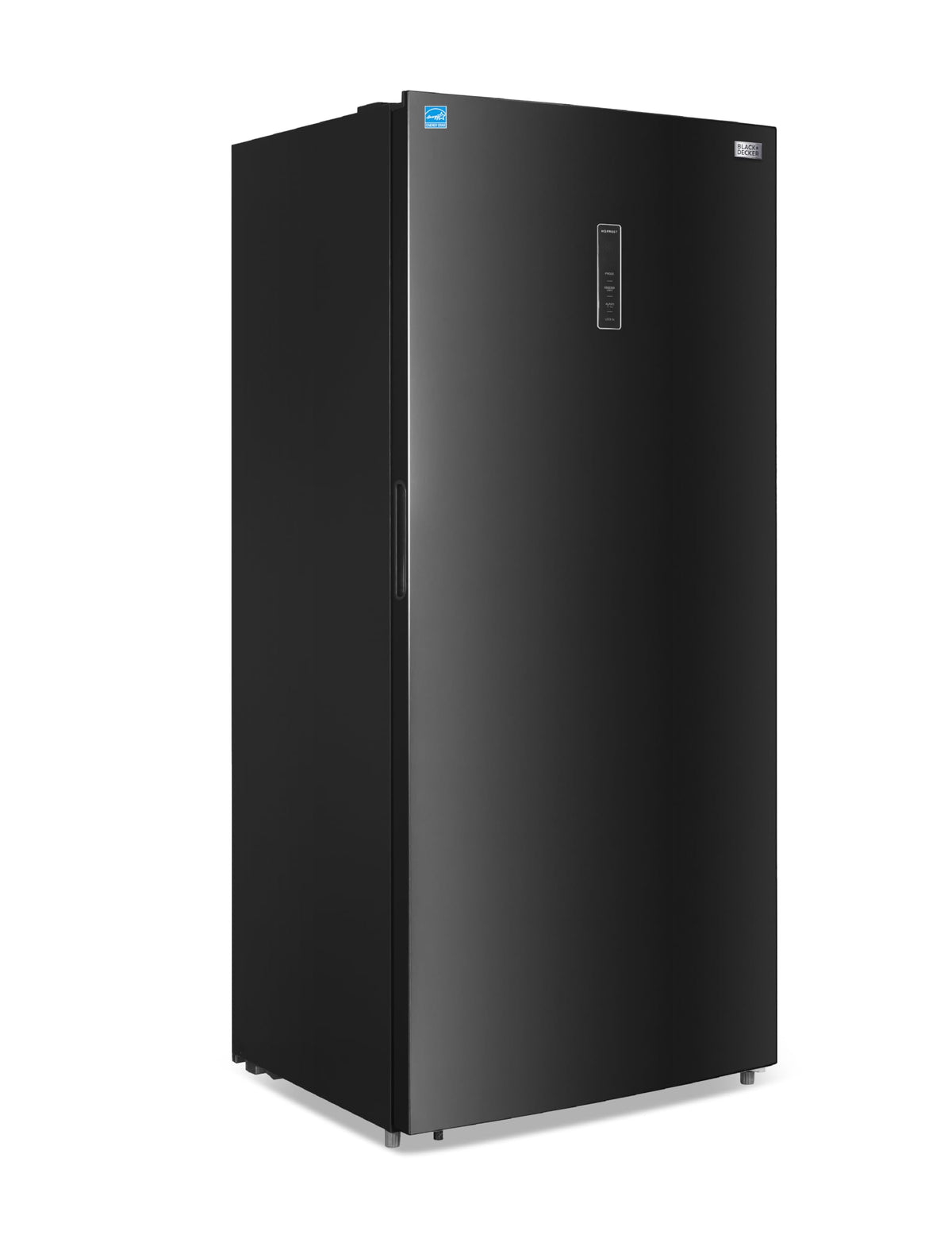 BLACK+DECKER 14 Cu. Ft. Convertible Freezer Refrigerator, Upright Freezer with Glass Shelves, ENERGY STAR rated, Frost Free, BUC1400XB, Black