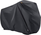 BEEWAY Bike Cover for 2 Bikes, Waterproof Bicycle Cover for Outside Storage - 210T Polyester with Pu Coating Bike Rain Cover for Mountain Road Bike 210x110x95cm
