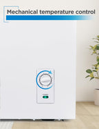 BLACK+DECKER 2.0 Cu. Ft. Compact Chest Freezer, BCFK206, White