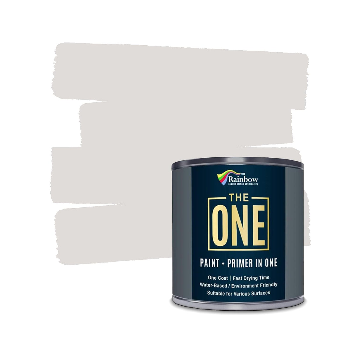 The ONE All-In-One Paint & Primer - Deep Red Satin, 2.5 L | Multi-Surface 1 Coat Formula | Easy Indoor & Outdoor Decorating for Home & Garden Walls, Floors & Furniture | Durable, Water-Based & Low VOC
