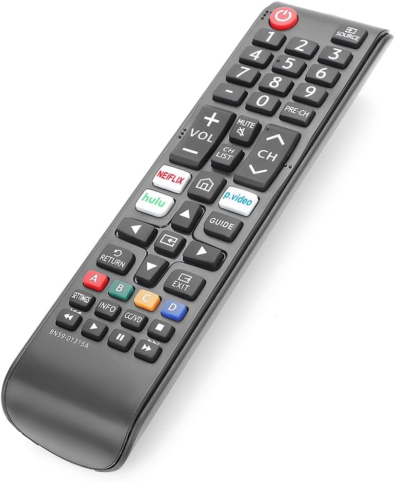 for Samsung-Smart-TV-Remote-Replacement, Universal for All Samsung TVs (BN59-01315A)