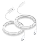 2m IPad Fast Charger Cable, USB C to USB Charging Cord for iPad A16 10.9 inch (10th/11th Gen),iPad Pro 12.9 in(3rd 4th 5th 6th),13/11 Inch(4/3/2/M4/M5) ,iPhone 15/16/17/18/Duo Car Carplay Cable Lead