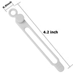 24Pcs Silicone Cable Ties, Cord Organizer Cable Management-Multi