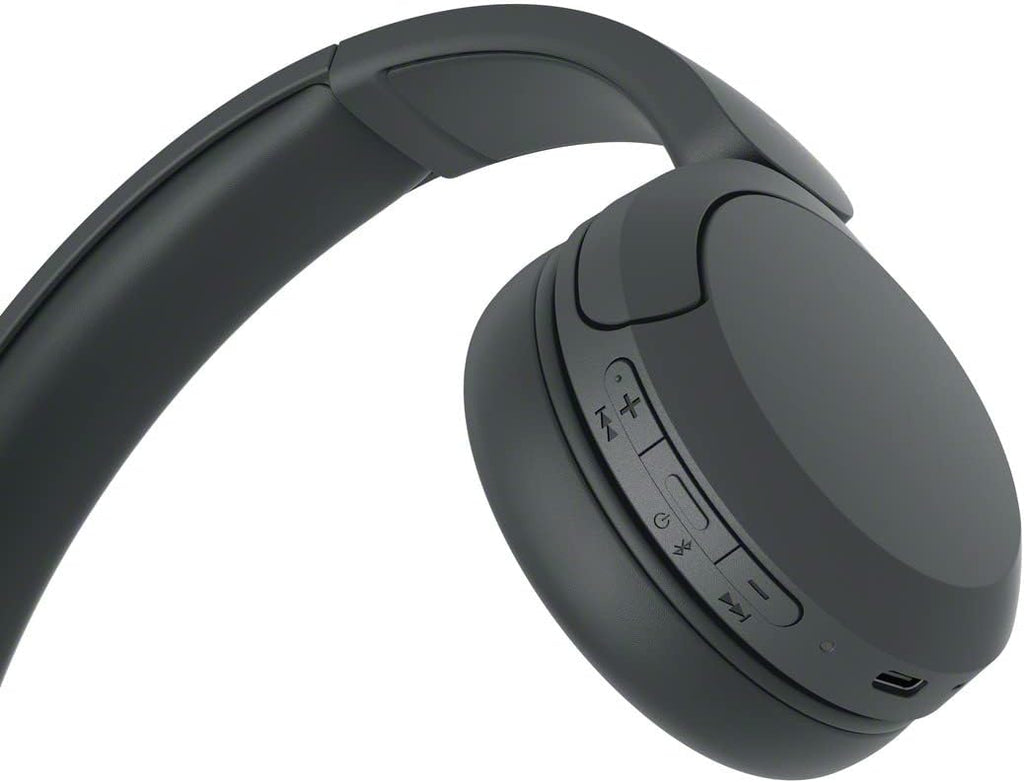 Sony WH-CH520 Wireless On-Ear Bluetooth Headphones with Microphone, Black