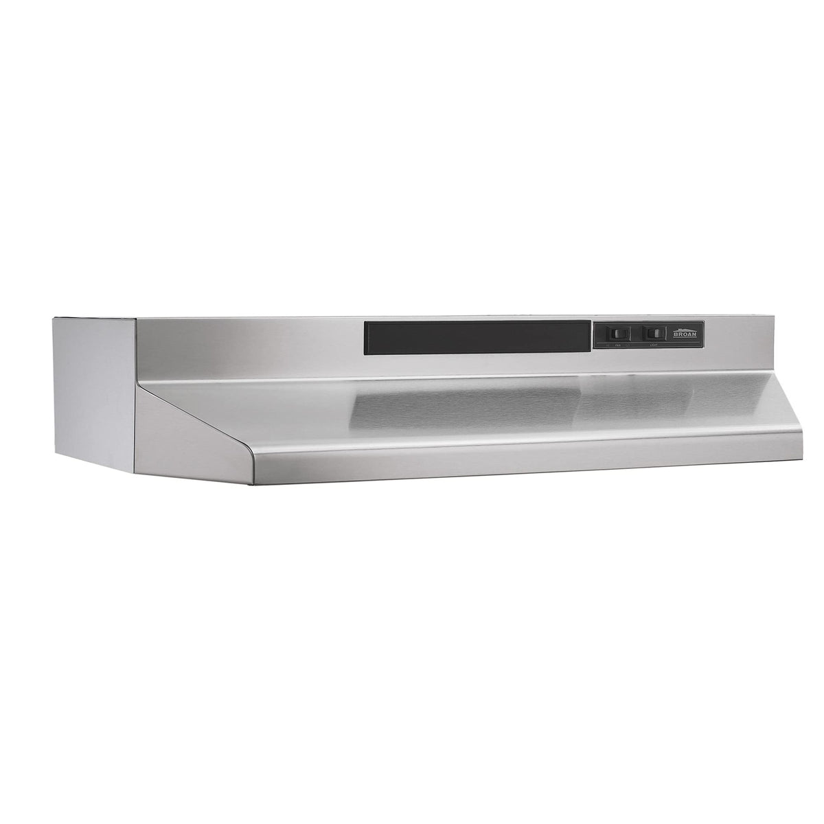 Broan-NuTone F403011 Insert with Light, Exhaust Fan for Under Cabinet Two-Speed Four-Way Convertible Range Hood, 30-Inch, White on White