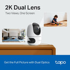 Tapo C210 2K 3MP Pan/Tilt Indoor Security Camera Pet Camera House Security