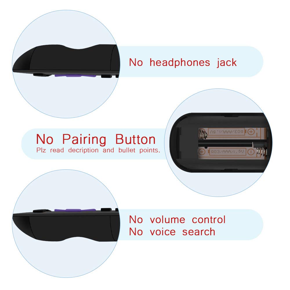 Universal Remote for All Samsung TV Remote, Replacement Compatible with All Samsung LED, LCD, QLED, HDTV, 3D Series Smart TVs (BN59-01259B)