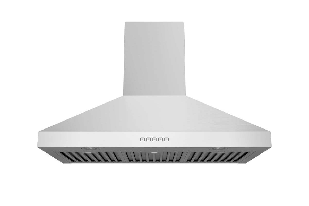 Hauslane Wall Mount Range Hood 30 Inch Convertible 350-750 CFM Low Noise
