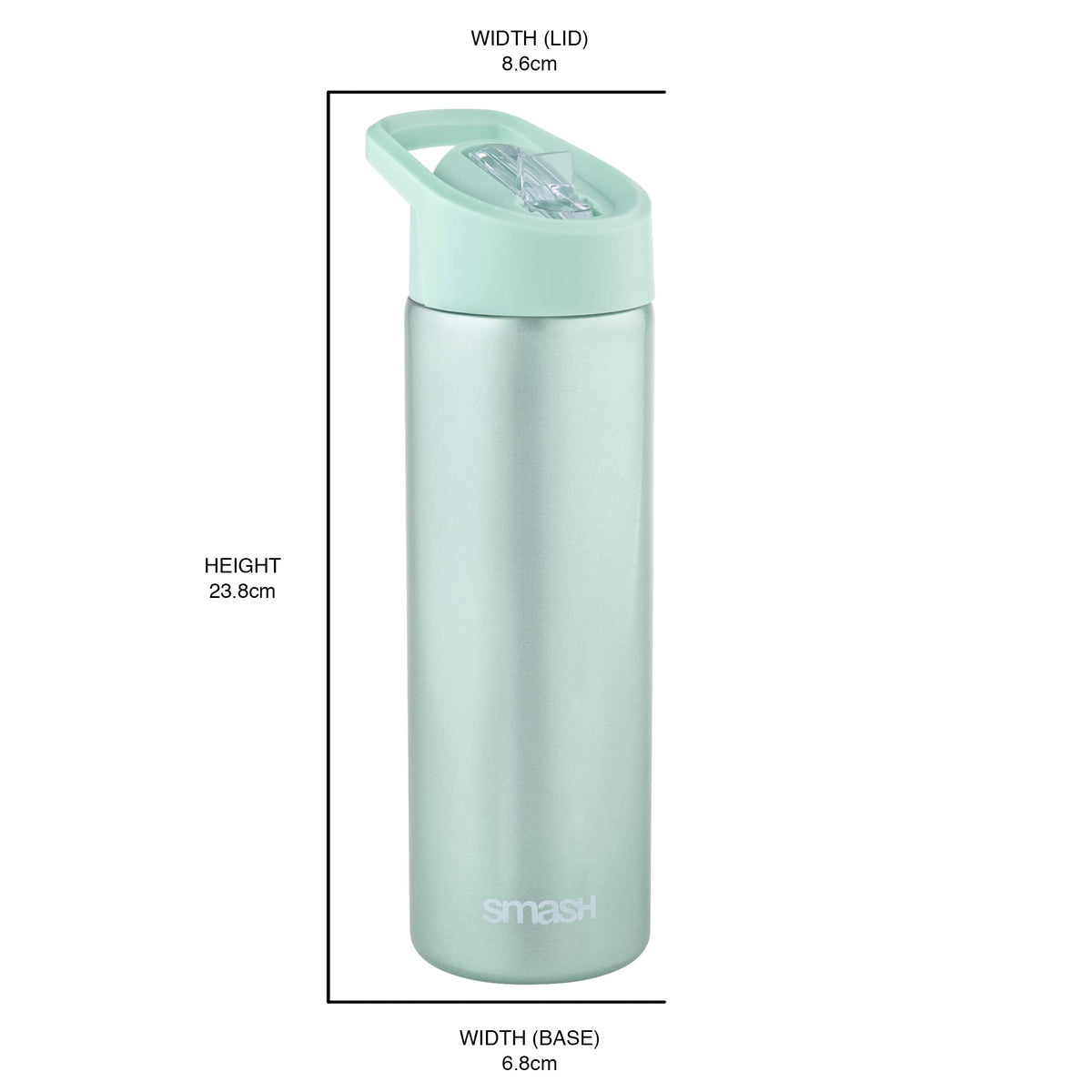 Smash Stainless Steel Water Bottle 750ml - Black