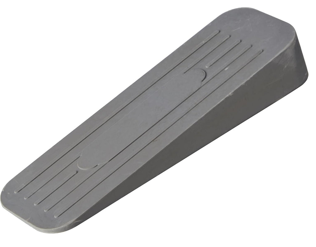Merriway BH04892 Heavy Duty Non Slip Rubber Door Wedge, Grey, Pack of 2