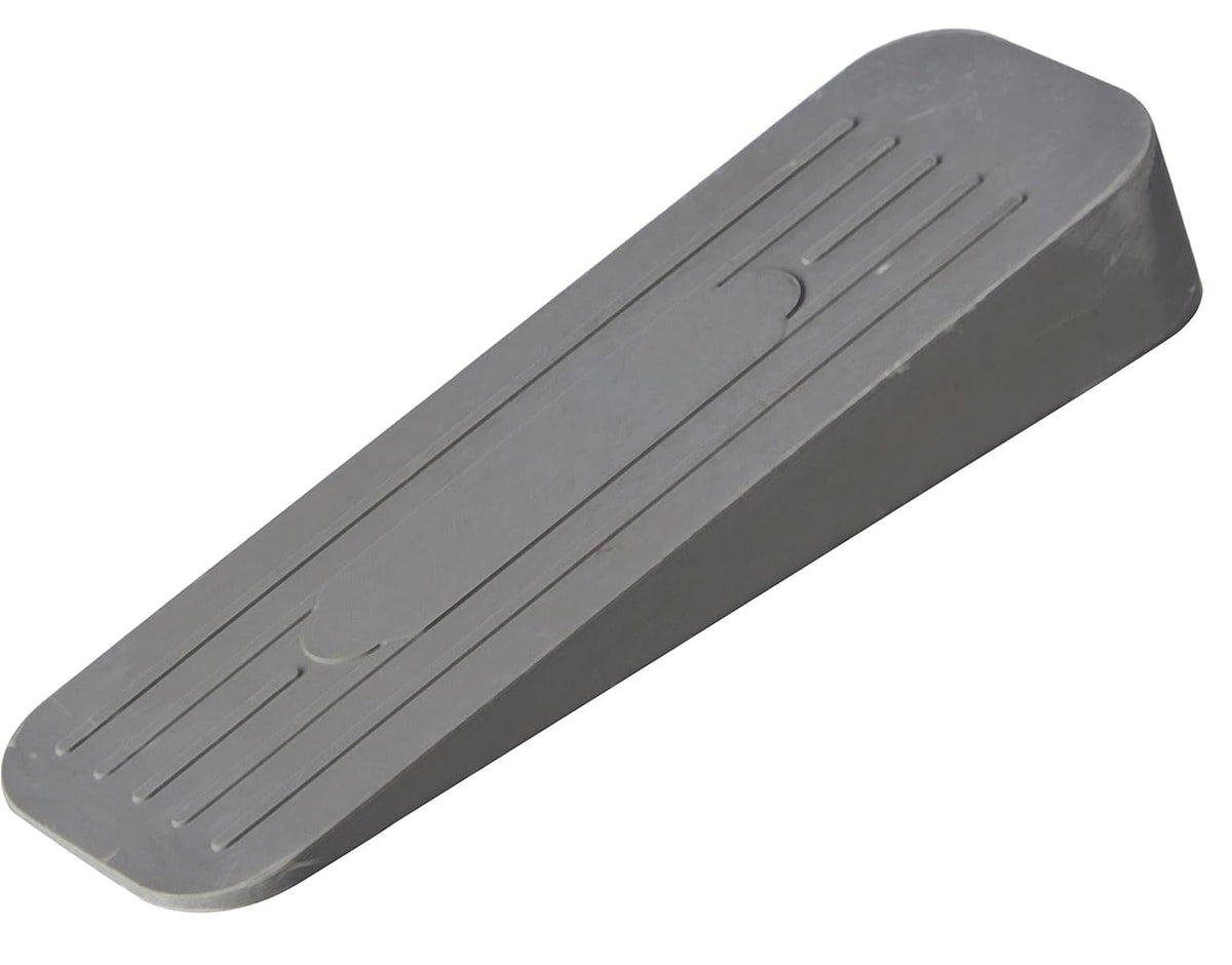 Merriway BH04892 Heavy Duty Non Slip Rubber Door Wedge, Grey, Pack of 2